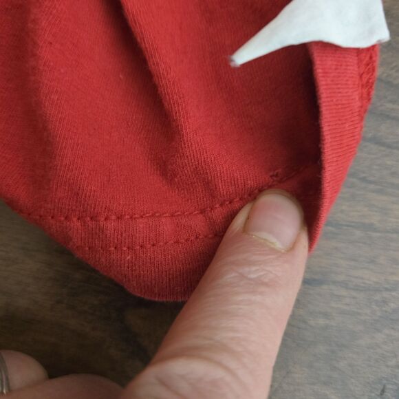 Chicago Blackhawks Our Cup 2015 Stanley Cup T-Shirt Men's Medium M Red FLAWED - Picture 6 of 7